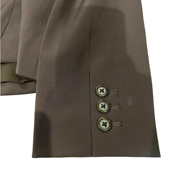 Tahari Single Button Blazer in Brown Size 8 - Picture 4 of 4